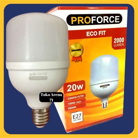 Jual Proforce Eco Fit Lampu Led W Watt Sni Resmi Hemat Energi