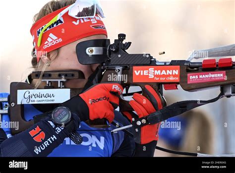 Ruhpolding Germany 12th Jan 2022 Biathlon World Cup Sprint 7 5 Km