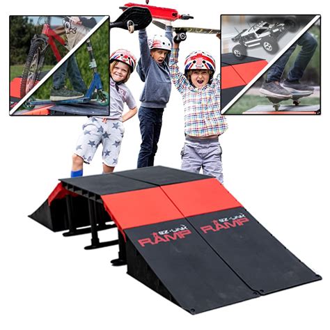 Buy PLATPORTS Skateboard Ramp Bike Ramp Skate Ramp RC Ramp BMX Ramp RC Car Ramp for Kids Jumping ...