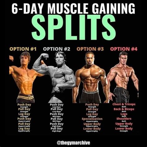 The Ultimate 6 Day Workout Split For Building Muscle Strength