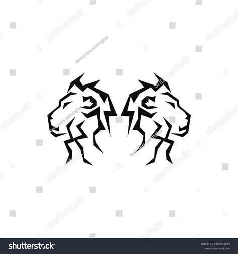 Lion King Logo Vector Illustration Designgold Stock Vector (Royalty ...