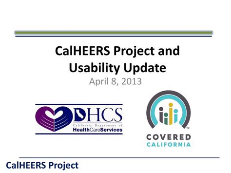 Pdf Calheers Project And Usability Update California2 Project