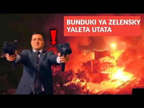 ZELENSKY ABANANISHWA KUHUSU BUNDUKI YAKE AMBAYO IMELETA UTATA YouTube