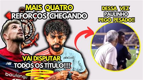 Mais QUATRO REFORÇOS CHEGANDO ATITUDE BIZARRA de Paulinho OS números