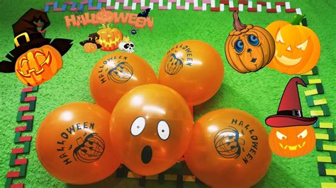 Blowing Up Balloons🎈balloon Pop🎈halloween Balloon Pop🎈fun Balloon