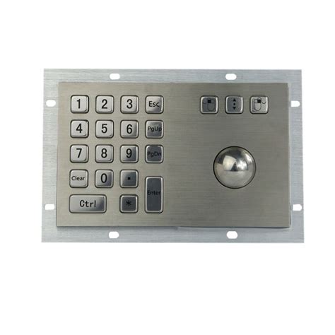 Keys Rugged Vandal Proof Industrial Keyboard Metal Numeric Keypad