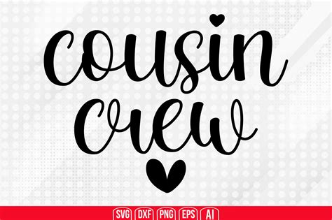 Cousin Crew Svg Graphic By Teeking124 · Creative Fabrica