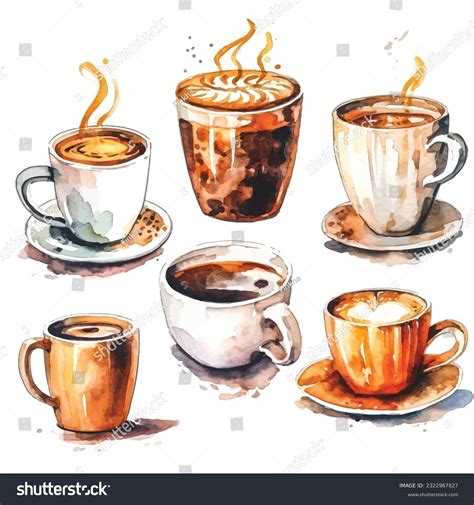 6,703 Watercolor Coffee Beans Images, Stock Photos & Vectors | Shutterstock