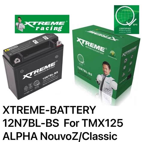 Xtreme Battery N Bl Bs For Tmx Alpha Nouvoz Classic Shopee