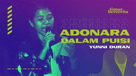 ADONARA DALAM PUISI YouTube