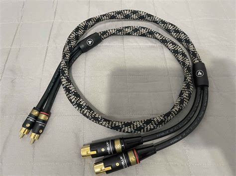 Viablue Nf S1 Silver Quattro Xlr To Rca Cable 1m Interconnects Audiogon