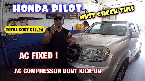 Honda Pilot Replacing The Ac Compressor Ryc Reman Ac Compres