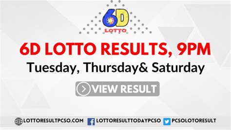 D Lotto Result Today Thursday October