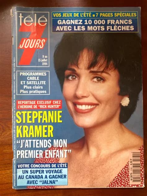 TÉLÉ 7 JOURS 9 07 1994 Stepfanie Kramer Heather Locklear Michele