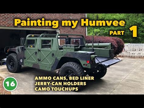 Painting My Humvee Part Youtube