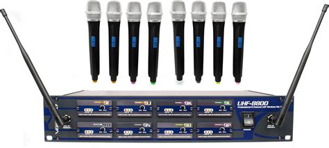 Vocopro Uhf 8800 Pack 8 Channel Wireless Microphone System Store