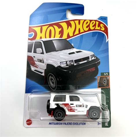 2023 P Caso Hot Wheels Coches TESLA MITSUBISHI PAJERO EVOLUTION 1 64