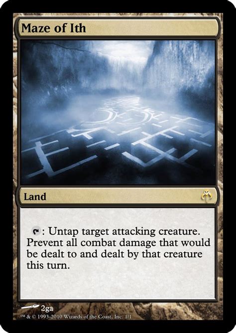 Maze Of Ith By Dodgeimagery On Deviantart Magic The Gathering Cards