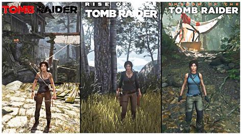 Tomb Raider Vs Rise Of The Tomb Raider Vs Shadow Of The Tomb Raider