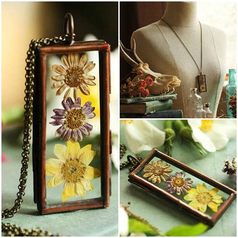 By Ruby Robin Boutique Flower Resin Jewelry Real Flower Jewelry