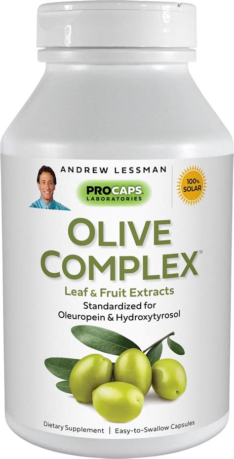 Andrew Lessman Olive Complex 240 Capsules Leaf And