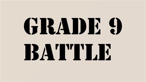 【g9b】grade 9 Battle 哔哩哔哩