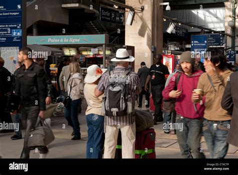 The Gare Du Nord Railway Station Paris France Stock Photo Alamy