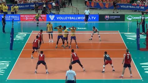 Volleyball USA Vs Brazil 0 3 VNL Highlights YouTube