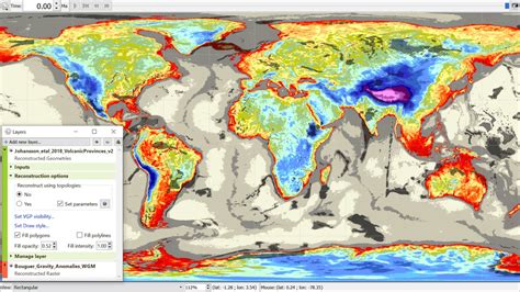 Bouguer Anomalies And Volcanic Provinces Screenshot