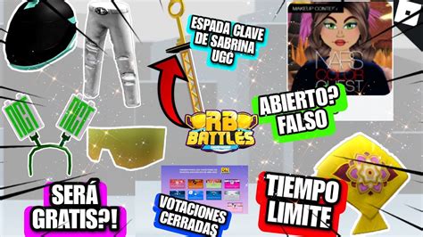 Nuevos Accesorios De Sm Town Ser Gratis Rb Battles Espada Clave De