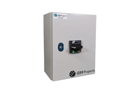 Schneider Enclosed Ac Isolator Panel 4 Pole — G59 Projects