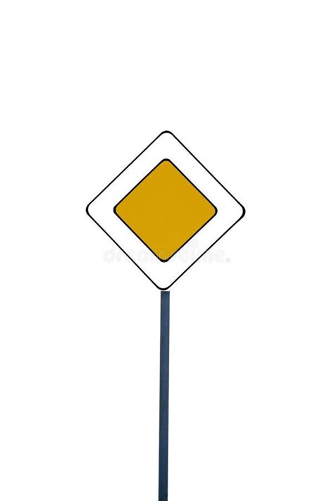 Route Principale De Panneau Routier Panneau Routier Prioritaire Image