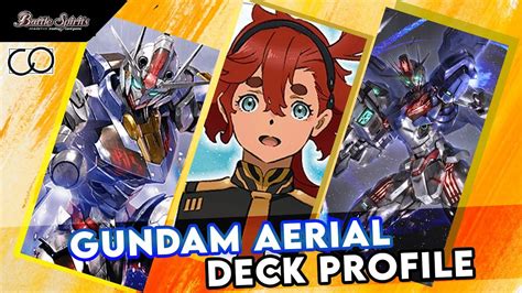 Battle Spirits Gundam Aerial Deck Profile The Witch From Mercury