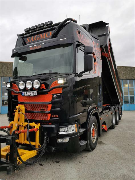 Til salgs Scania R 770 8x4 Brøytebil 2022 Tippbil 770 Hk FINN no