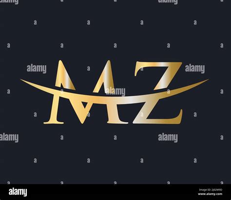 Initial Monogram Letter Mz Logo Design Vector Mz Logo Design Template