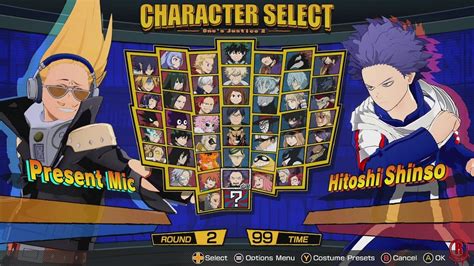 My Hero Ones Justice 2 All Characters Dlc Present Mic Updated