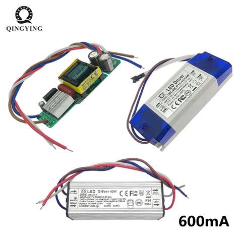 LED Driver 600mA Constant Current High PF 3W 10W 20W 30W 40W 50W 60W 1