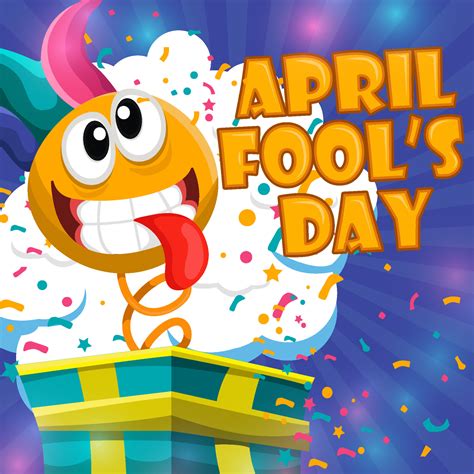 April Fools Day Background Concept 6147264 Vector Art At Vecteezy