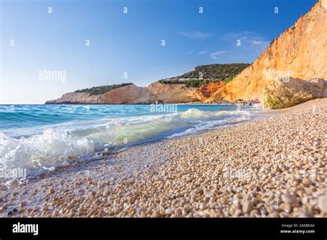 Famous Porto Katsiki Beach In Lefkada Island Greece Stock Photo Alamy