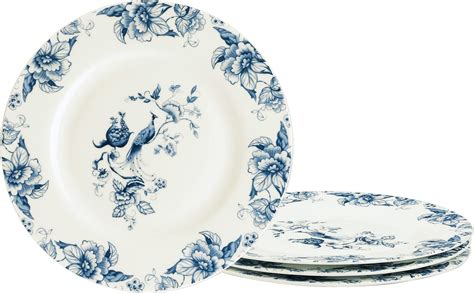 Fanquare Cm Assiettes Salade En Porcelaine Pi Ces Anglais Royal