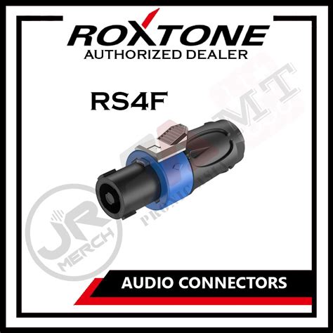 Roxtone Rs F N Pole Speak On Speakon Male Plug Heavy Duty Audio