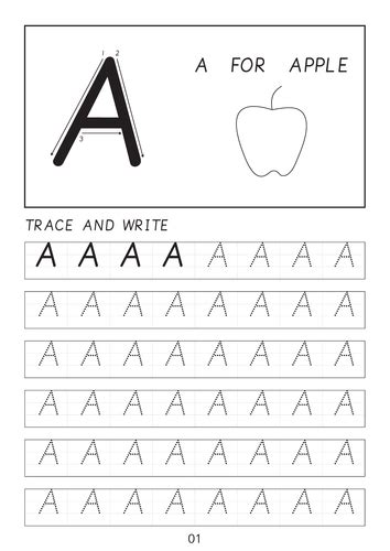 Set of cursive letter A-a to Z-z dot to dot worksheets with pictures ...