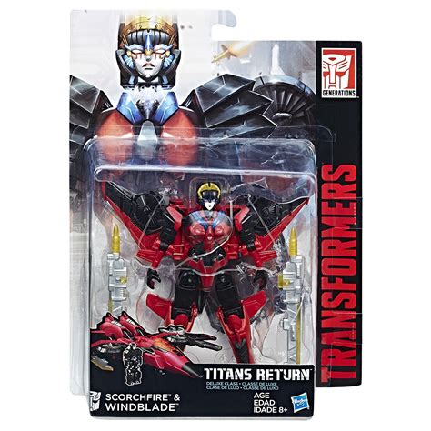 Generations Titans Return Windblade With Scorchfire Toy Review Ben