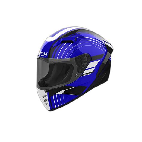 Airoh Connor Achieve Full Face Helmet Blue Motardinn