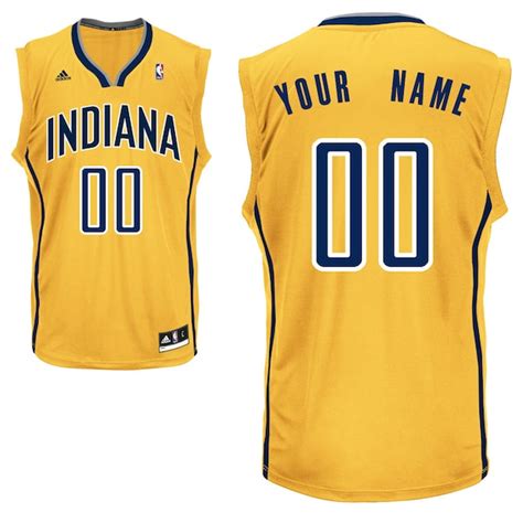 adidas Indiana Pacers Custom Replica Alternate Jersey - NBA Store