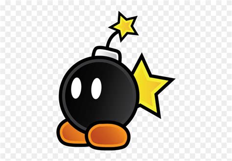 Bomb Omb Png Clipart Library Library - Super Mario Bomb Png Transparent ...