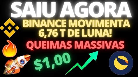 Luna Classic Lunc Acabou De Sair Binance Movimenta Trilh Es De