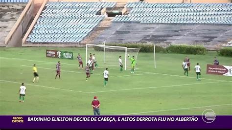 Fluminense PI Venceu Apenas Um Jogo Contra Rivais Diretos Do G 4 No