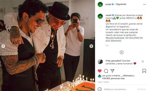 Christian Nodal Y Gera Mx Hicieron Historia Con “botella Tras Botella