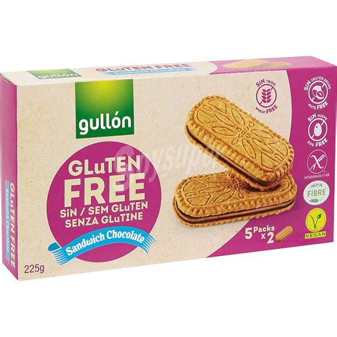 Gullón Galleta rellena de crema de chocolate Gullón sin gluten 225 g